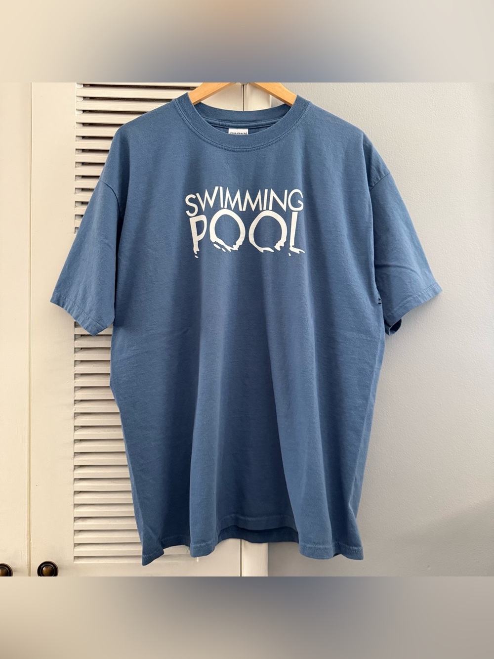 Vintage Distressed SWIMMING POOL Movie Promo T-shirt Sz XL
